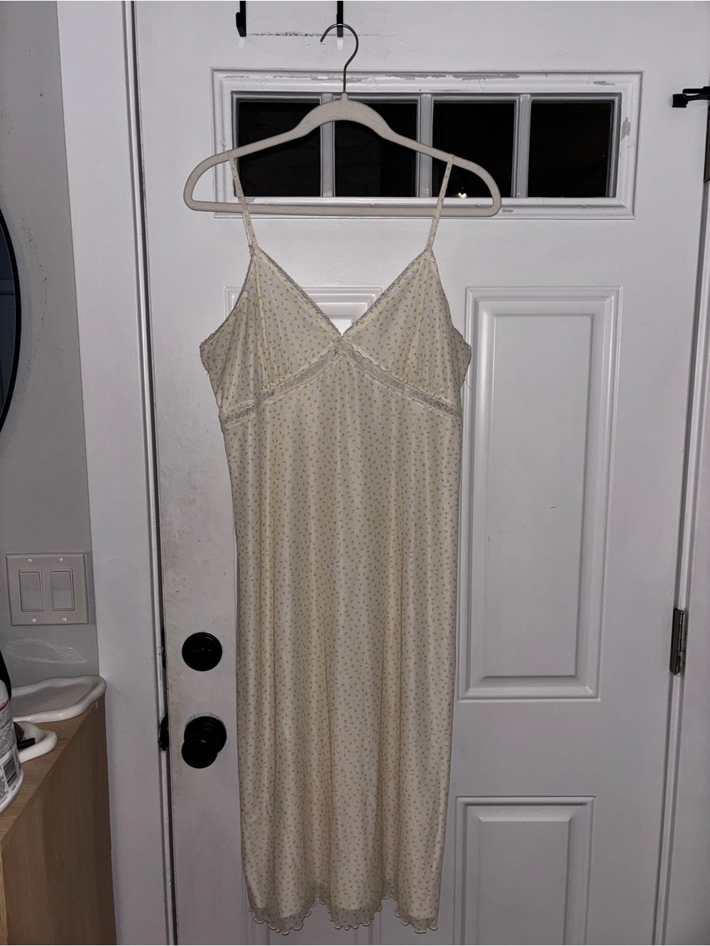 Abound Cream and Yellow Slip Dress